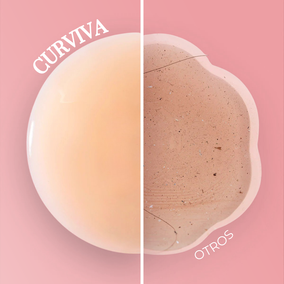 Curviva® Pezoneras Circulares de Silicona Ultralivianos
